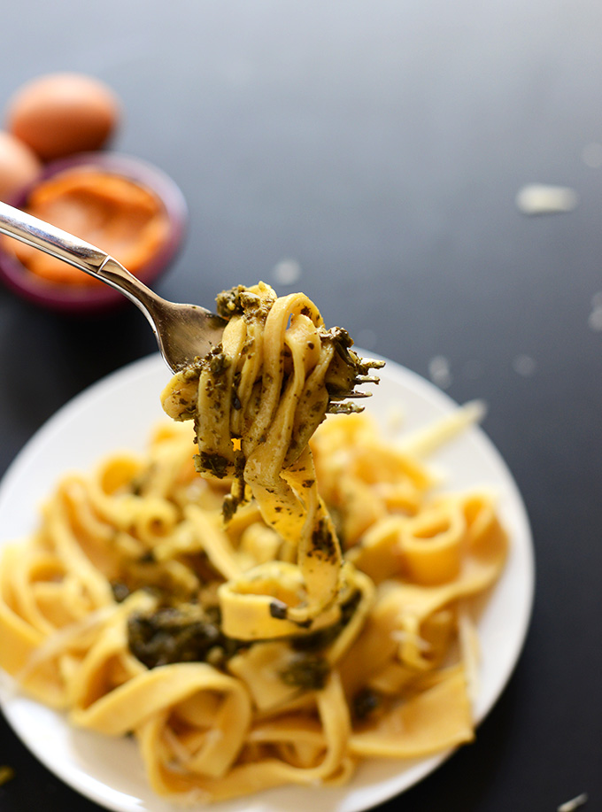 Pumpkin-Pasta-with-Pesto-and-Parmesan