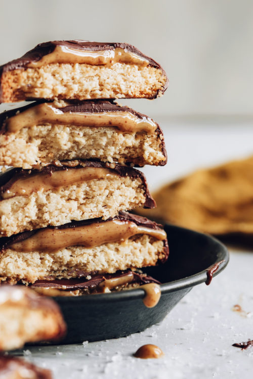 Stack of homemade tagalongs